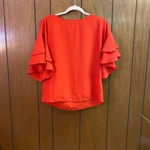 H&M Womens Red Blouse Size US 4